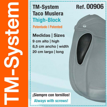 RODILLERA OPCIÓN SILLA ZALDI TM-S TACO MUSLERA