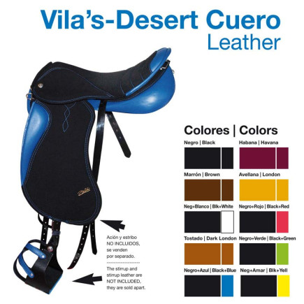 SILLA ZALDI RAID VILA´S-DESERT CUERO