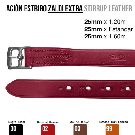 ACIÓN ESTRIBO ZALDI EXTRA 25mm