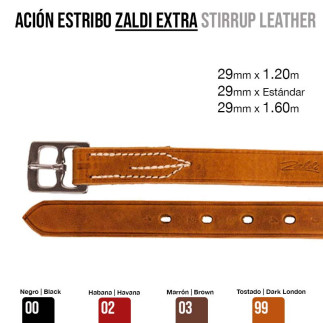 ACIÓN ESTRIBO ZALDI EXTRA 29mm