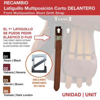 LATIGUILLO MULTIPOSICIÓN CORTO DELANTERO UNIDAD