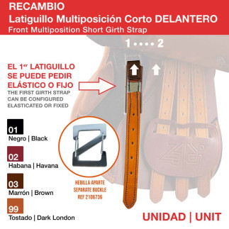 LATIGUILLO MULTIPOSICIÓN CORTO DELANTERO UNIDAD