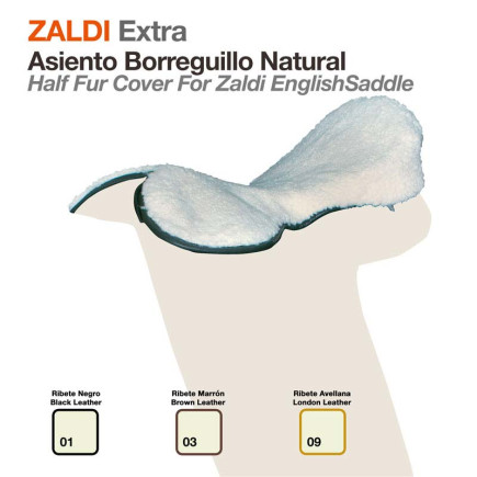 ASIENTO BORREGUILLO NATURAL ZALDI