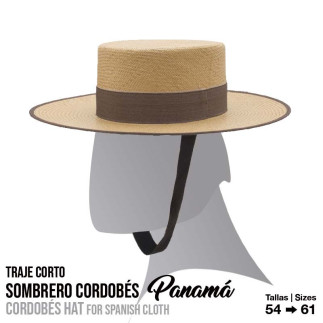TRAJE CORTO SOMBRERO CORDOBÉS PAJA