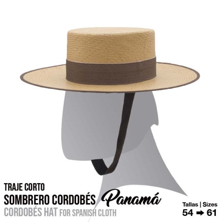 TRAJE CORTO SOMBRERO CORDOBÉS PAJA