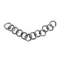 BARBADA CADENILLA GRUESA SIMPLE INOX MATE