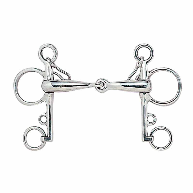 BOCADO PELHAM PARTIDO INOX 212503