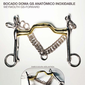 BOCADO DOMA GS ANATÓMICO INOX