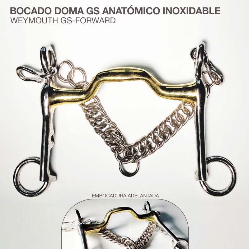 BOCADO DOMA GS ANATÓMICO INOX
