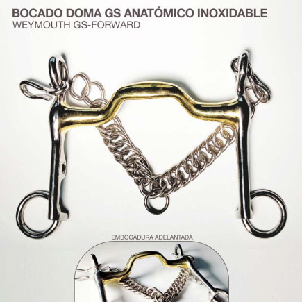 BOCADO DOMA GS ANATÓMICO INOX
