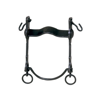 BOCADO VAQUERO B/CURVA EMBOCADURA ABATIBLE 12.5cm