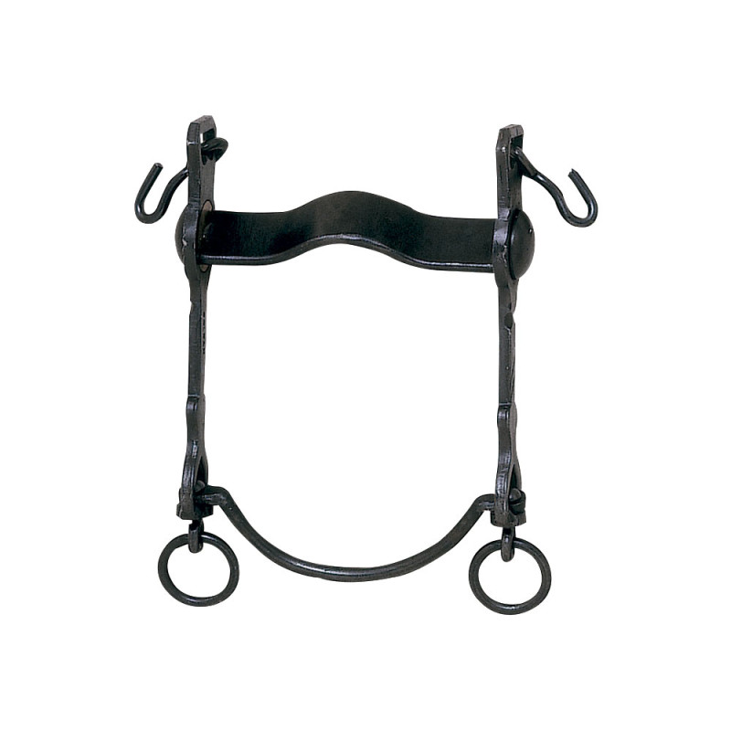 BOCADO VAQUERO B/CURVA EMBOCADURA ABATIBLE 12.5cm