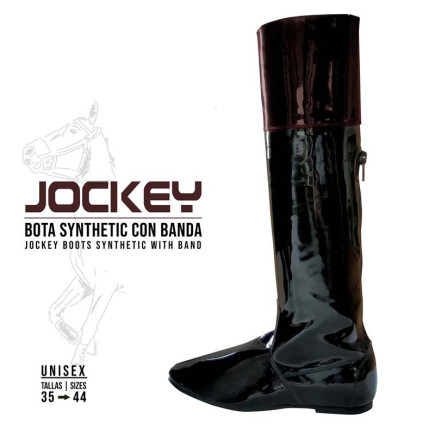 BOTA JOCKEY SYNTHETIC CON BANDA