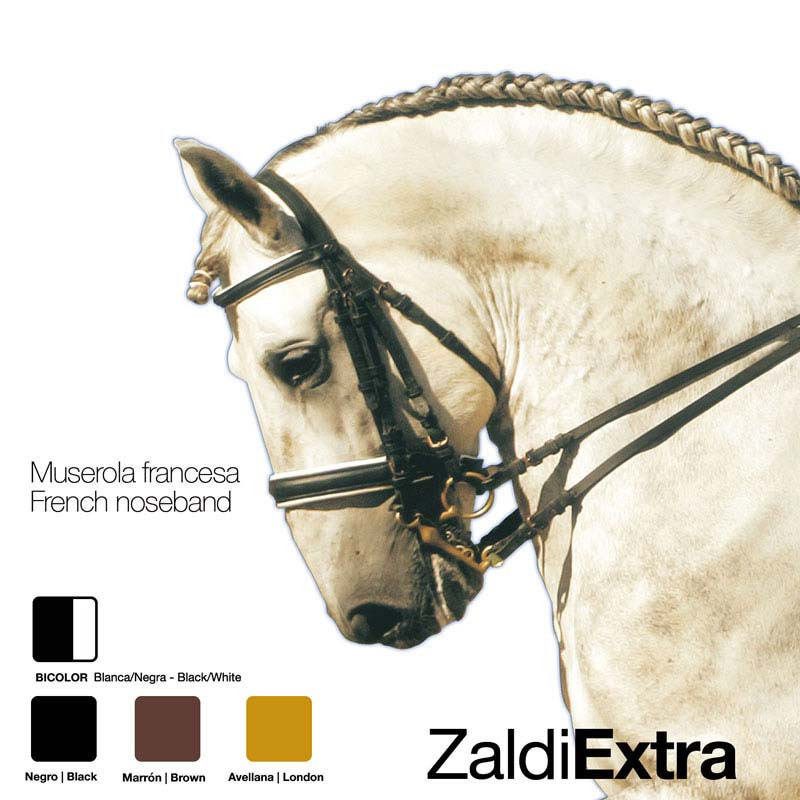 CABEZADA ZALDI EXTRA FRANCESA DOBLE RIENDA