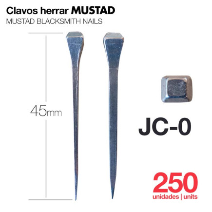 CLAVOS HERRAR MUSTAD 250uds JC-0