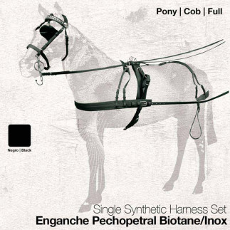 ENGANCHE PECHOPETRAL BIOTANE/INOX SENCILLO
