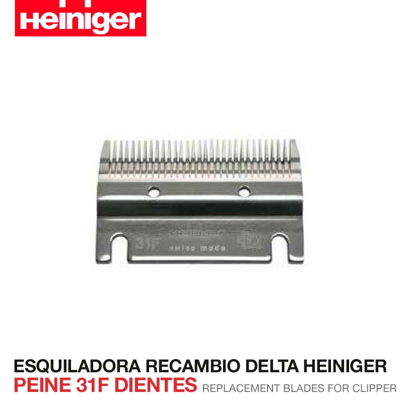 ESQUILADORA RECAMBIO DELTA HEINIGER  PEINE 31F DIENTES