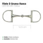 FILETE D INOX GRUESO HUECO 21968