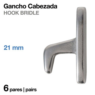GANCHO CABEZADA 6 PARES