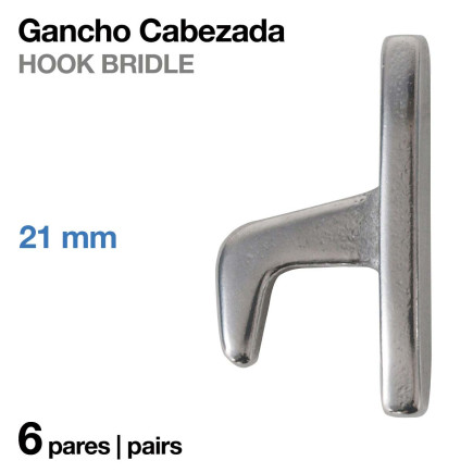 GANCHO CABEZADA 6 PARES