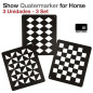 QUATERMARKER PARA CABALLO SHOW JUEGO 3 UNIDADES