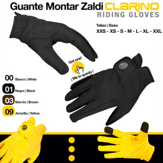 GUANTE MONTAR CLARINO GL001390