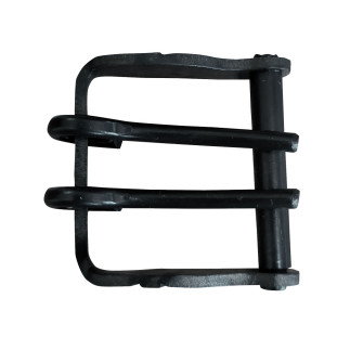 HEBILLA VAQUERA INOX NEGRO 310037SMK