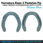 HERRADURA BASIC 2 PESTAÑAS PIE 20uds