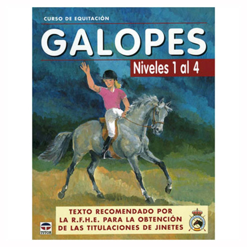 LIBRO: CURSO EQUITACIÓN. GALOPE Nº 1 A 4