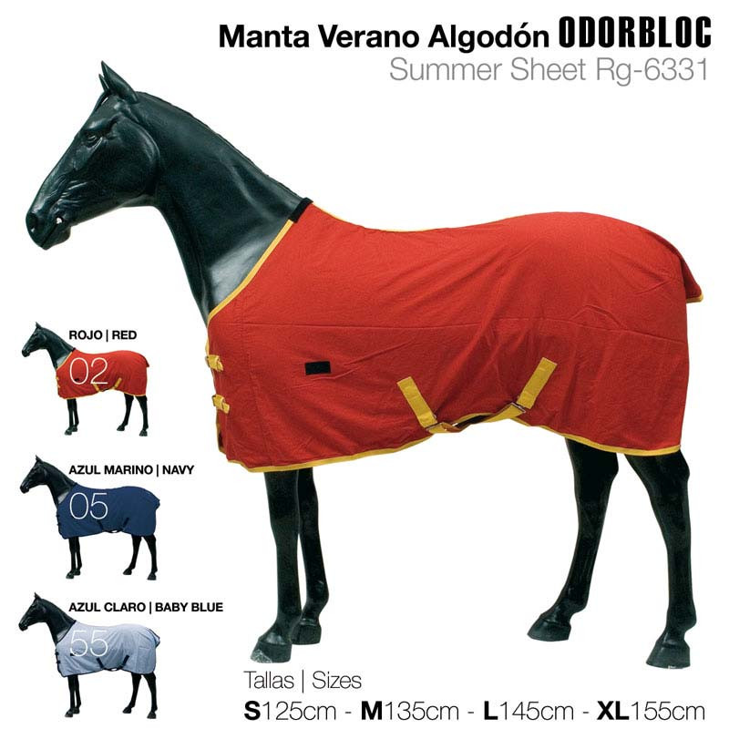 MANTA VERANO ALGODÓN ODORBLOC