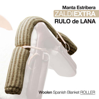 MANTA ESTRIBERA ZALDI EXTRA RULO LANA