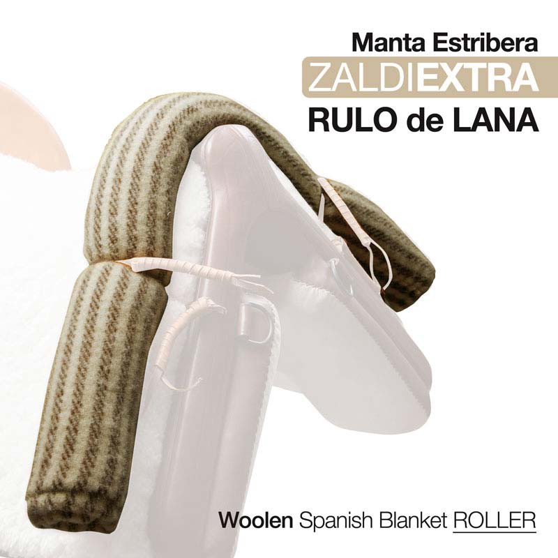MANTA ESTRIBERA ZALDI EXTRA RULO LANA