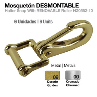 MOSQUETÓN DESMONTABLE HZ0562-10 6uds