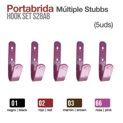 PORTABRIDA MÚLTIPLE STUBBS S28AB 5UDS