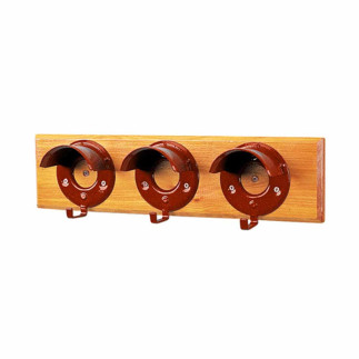 PORTABRIDA TRIPLE CON MADERA STUBBS S203