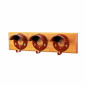 PORTABRIDA TRIPLE CON MADERA STUBBS S203