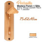 PORTASILLA MADERA PARED ZALDI 1 SILLA 75x62x18cm