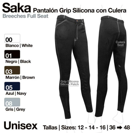 PANTALÓN GRIP SILICONA SAKA CULERA