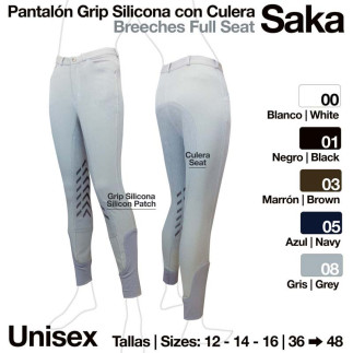PANTALÓN GRIP SILICONA SAKA CULERA