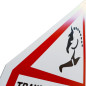 PLACA AVISO TRANSPORTE ANIMALES VIVOS