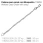 CADENA PARA RAMAL CON MOSQUETÓN 118253-20N