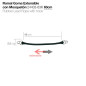 RAMAL GOMA EXTENSIBLE CON MOSQUETÓN 24433-63K 63cm