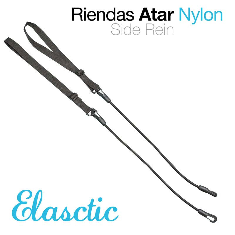 RIENDAS ATAR NYLON ELÁSTICO 1743 NEGRO
