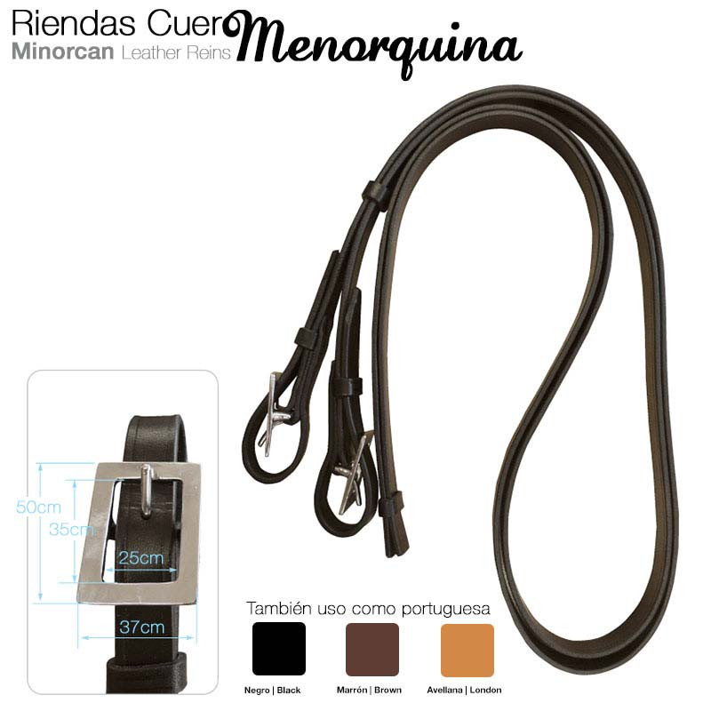 RIENDAS CUERO MENORQUINA & PORTUGUESA