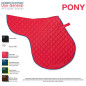 SUDADERO USO GENERAL ACOLCHADO PONY