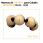 MANEAS DE MADERA PARA CABALLO PAR