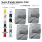 VENDA TRABAJO ELÁSTICO POLAR 480626-25