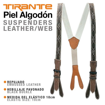 TIRANTE PIEL ALGODÓN 1900/30