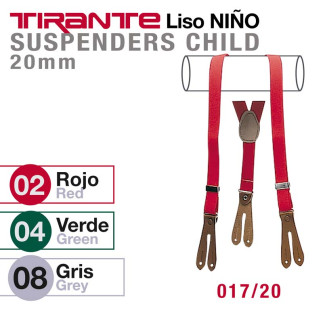 TIRANTE LISO NIÑO 017/20