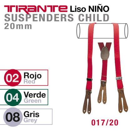 TIRANTE LISO NIÑO 017/20